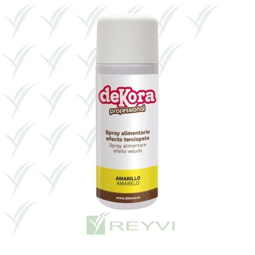 SPRAY AMARILLO TERCIOPELO B/400 ML DEK