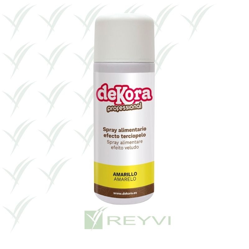 SPRAY AMARILLO TERCIOPELO B/400 ML DEK