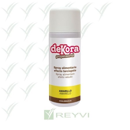 SPRAY AMARILLO TERCIOPELO B/400 ML DEK