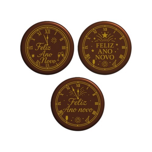 SURT. CHOCO NEGRO FELIZ ANO NOVO C/45 UD