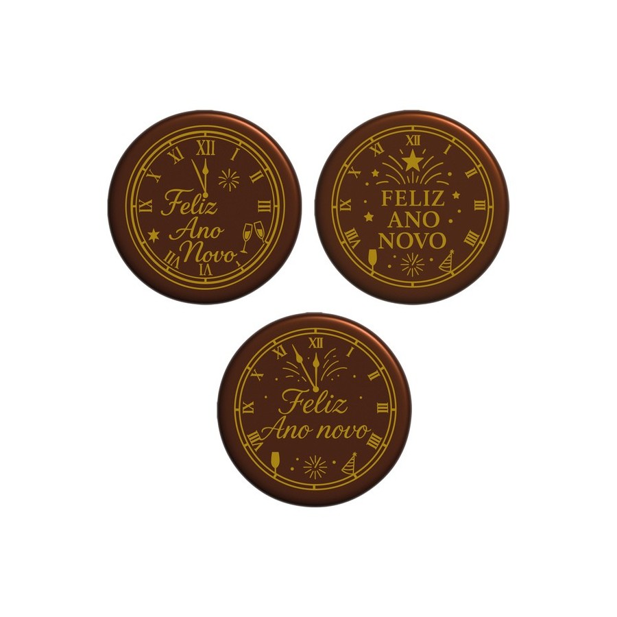 SURT. CHOCO NEGRO FELIZ ANO NOVO C/45 UD