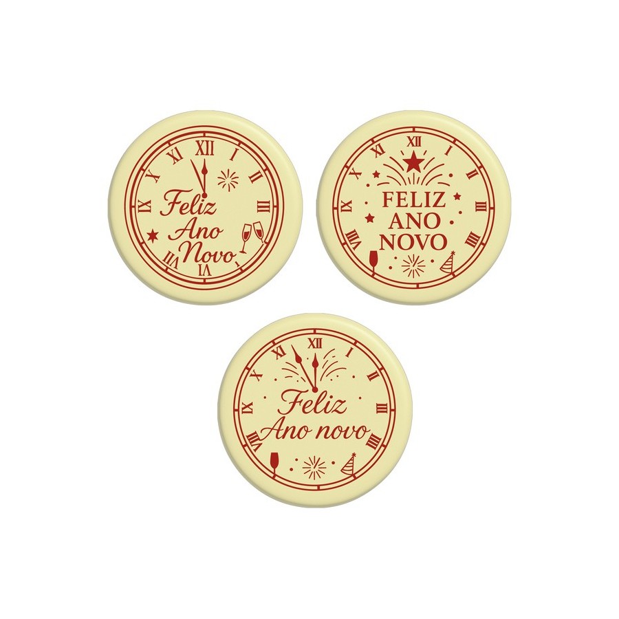 SURT. CHOCO BLANCO FELIZ ANO NOVO C/45 UD