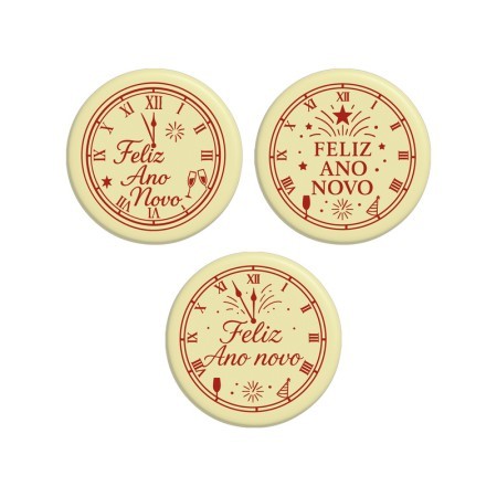 SURT. CHOCO BLANCO FELIZ ANO NOVO C/45 UD