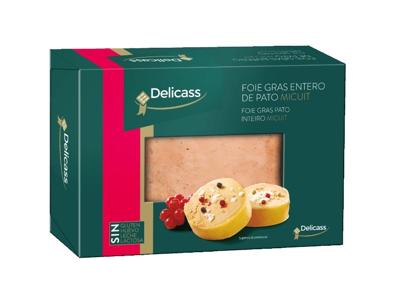 FOIE GRAS ENTIER DE PATO "MI CUIT" B/ +- 325 GR