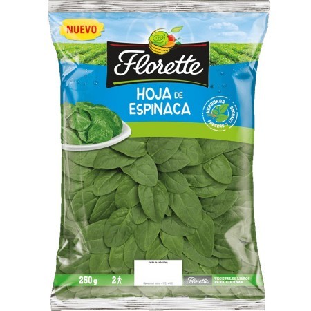 MINI HOJA ESPINACA 250 GR C/4 UD