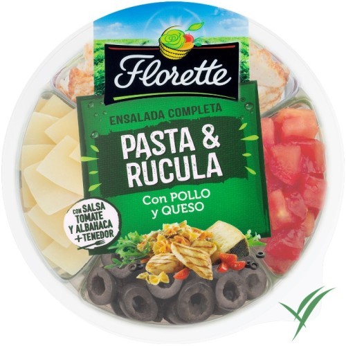 BARQUETA PASTA/RUCULA C/6x325 GR