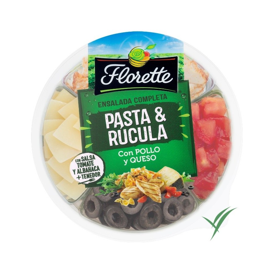 BARQUETA PASTA/RUCULA C/6x325 GR