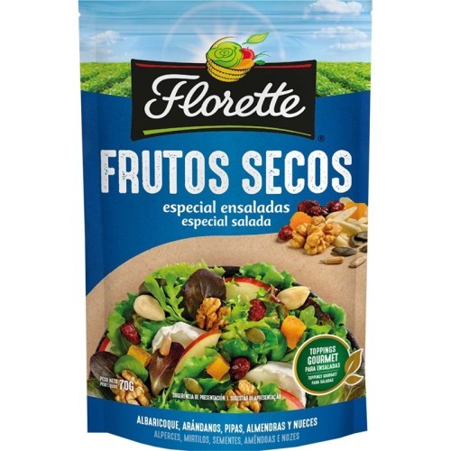 ES FLORETTE FRUTOS SECOS C/12x70 GR