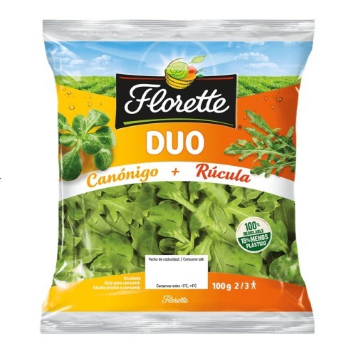 DUO CANONIGOS/RUCULA C/6x100 GR