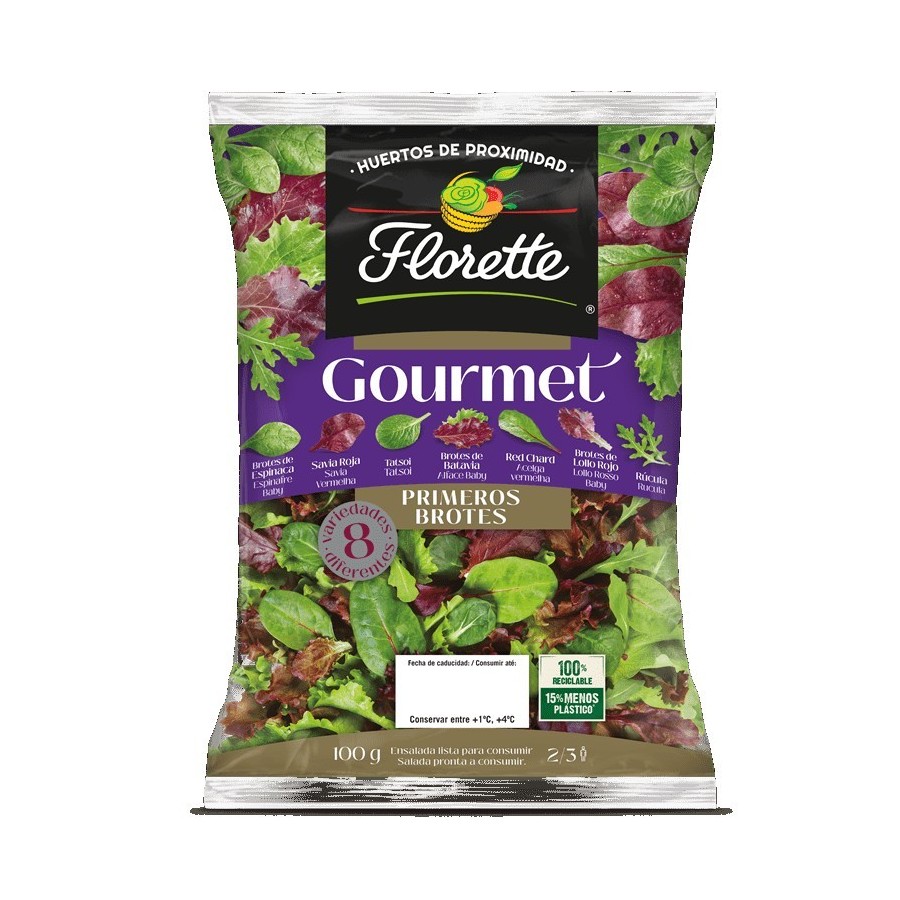 ES FLO GOURMET BROTES C/8X100 GRS