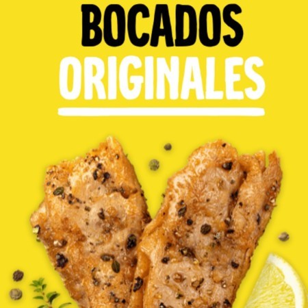 Bocados vegetales sabor pollo – 100 % vegetal con aceite de oliva