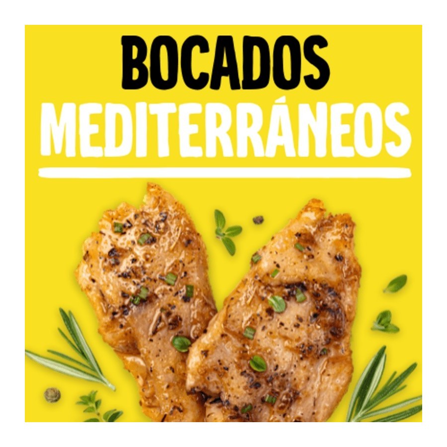 Bocados vegetales sabor pollo – caja 2,5 kg, apto veganos y celíacos