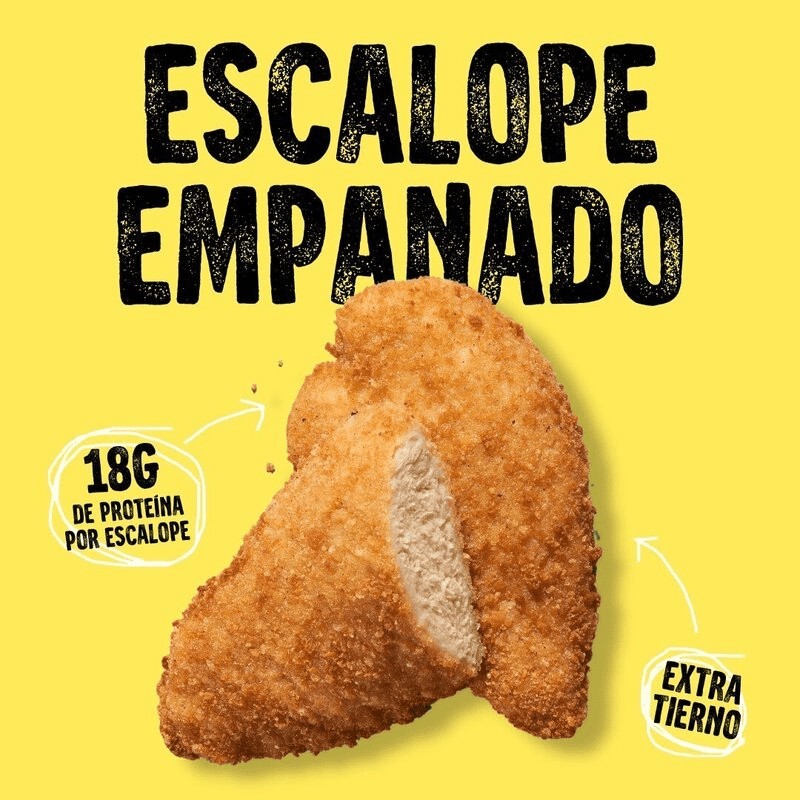 ESCALOPE EMPANADO HEURA C/1,1 KG