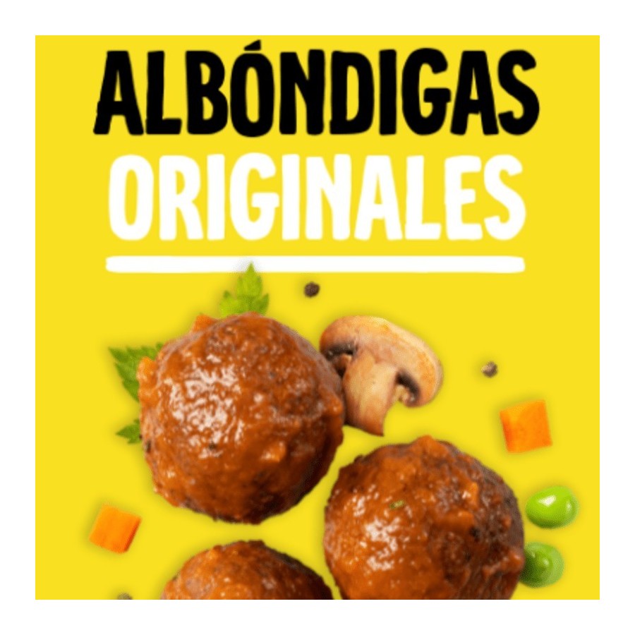 Albóndigas vegetales Heüra sabor ternera – caja 2,5 kg