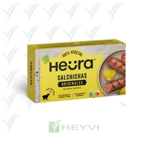 Salchichas vegetales Heura con AOVE – pack 24 uds

