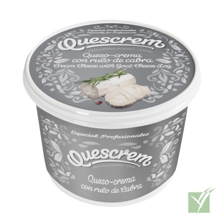 QUESO C/RULO CABRA TARRINA C/6x500 GR