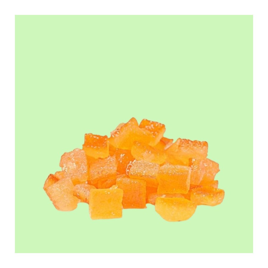 Orangeat | Dados de Piel de Naranja Confitada