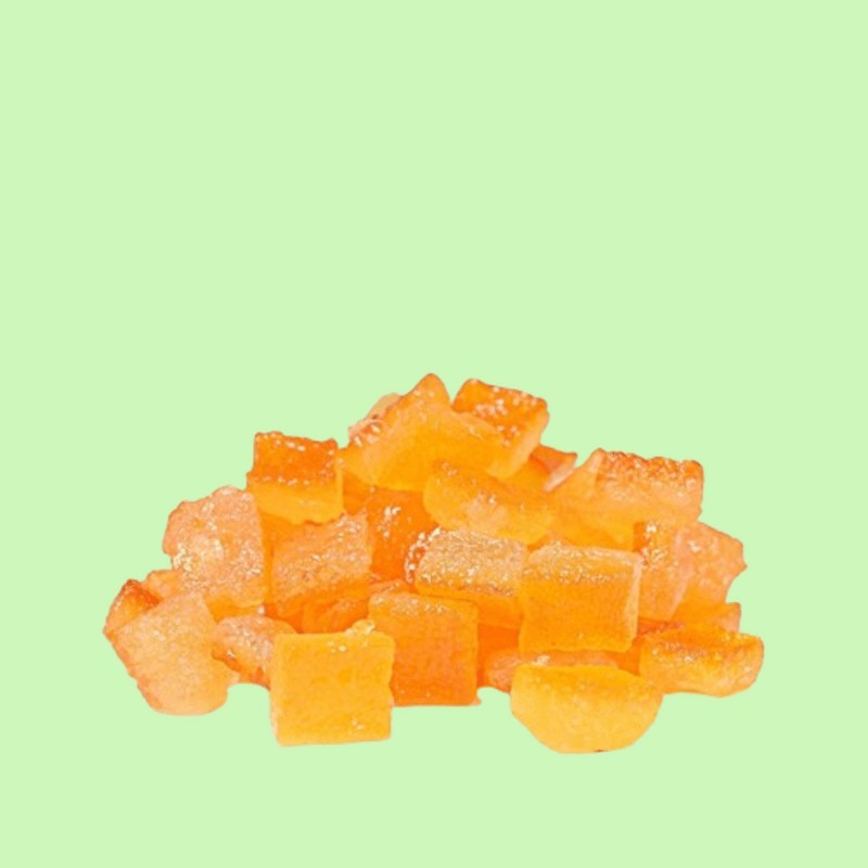Orangeat | Dados de Piel de Naranja Confitada
