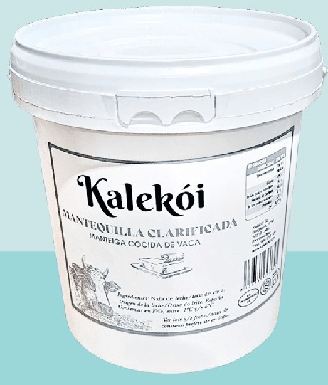 Manteca cocida de vaca | producto gallego, calidad  premium - Cubo 2,5 kg