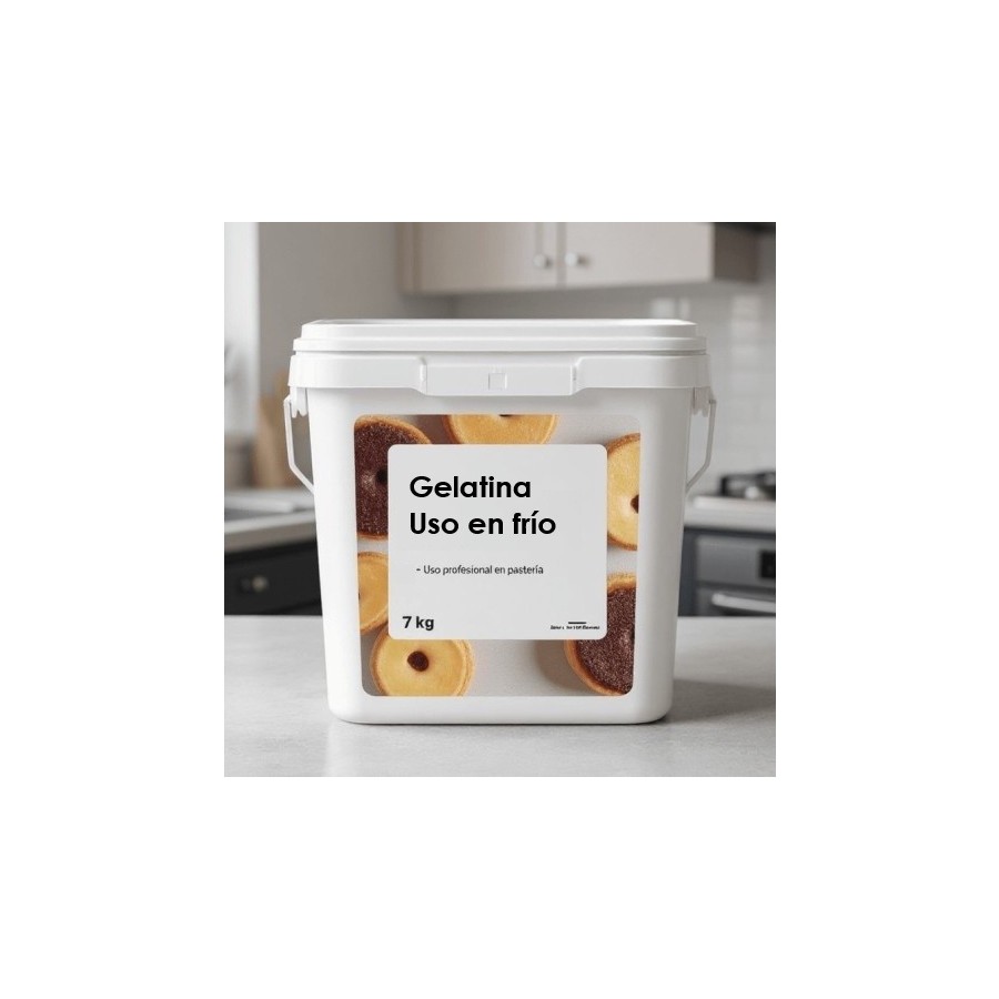 Gelatina en frío para pastelería - Cubo 7 kg