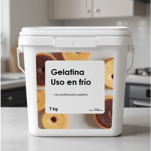 Gelatina en frío para pastelería - Cubo 7 kg