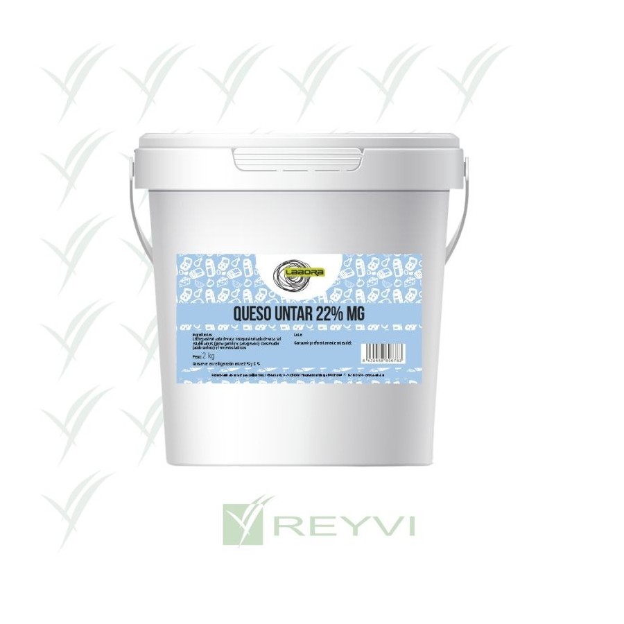 LABORA QUESO CREMA NAT. 22% CUBO 5 KG