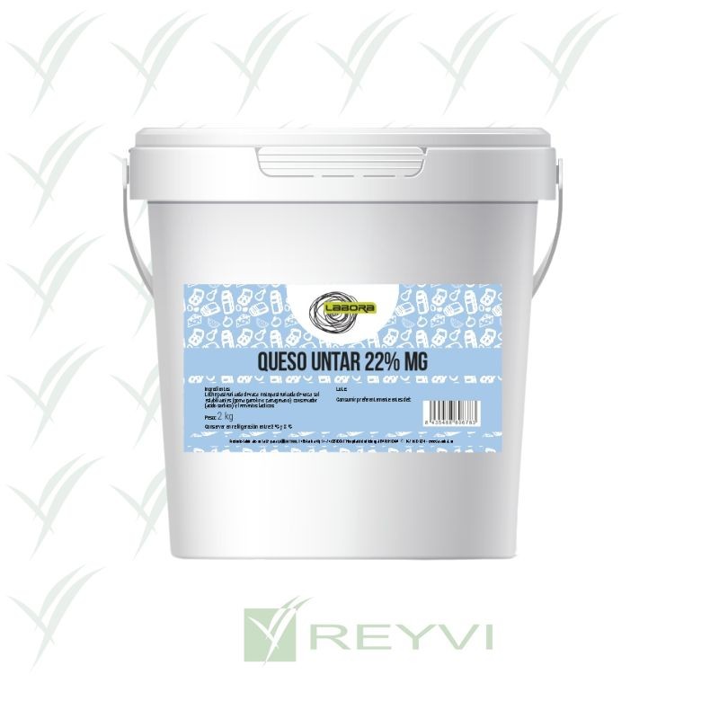 LABORA QUESO CREMA NAT. 22% CUBO 5 KG