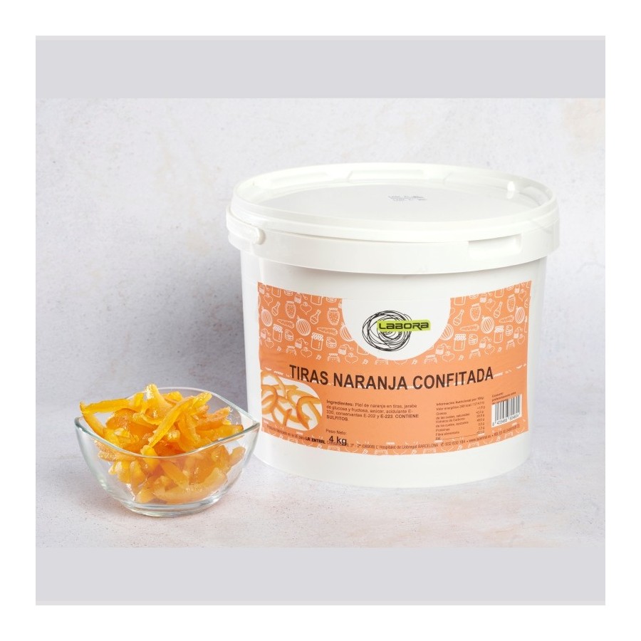 LABORA TIRAS NARANJA CONF. CUBO 4 KG