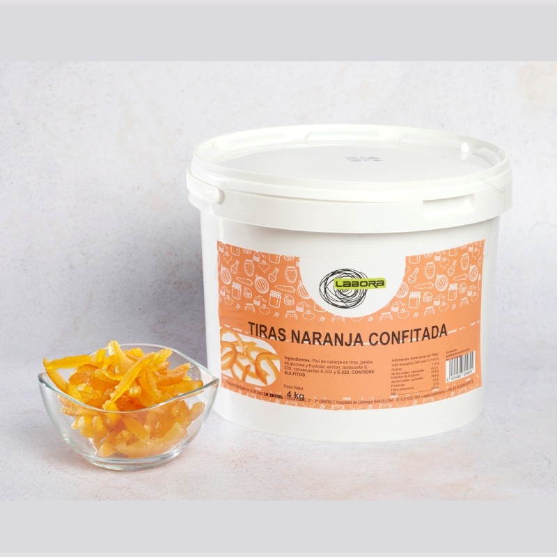 LABORA TIRAS NARANJA CONF. CUBO 4 KG