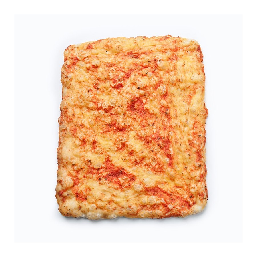 Base de pizza rectangular 30×40 cm con tomate | Masa madre


