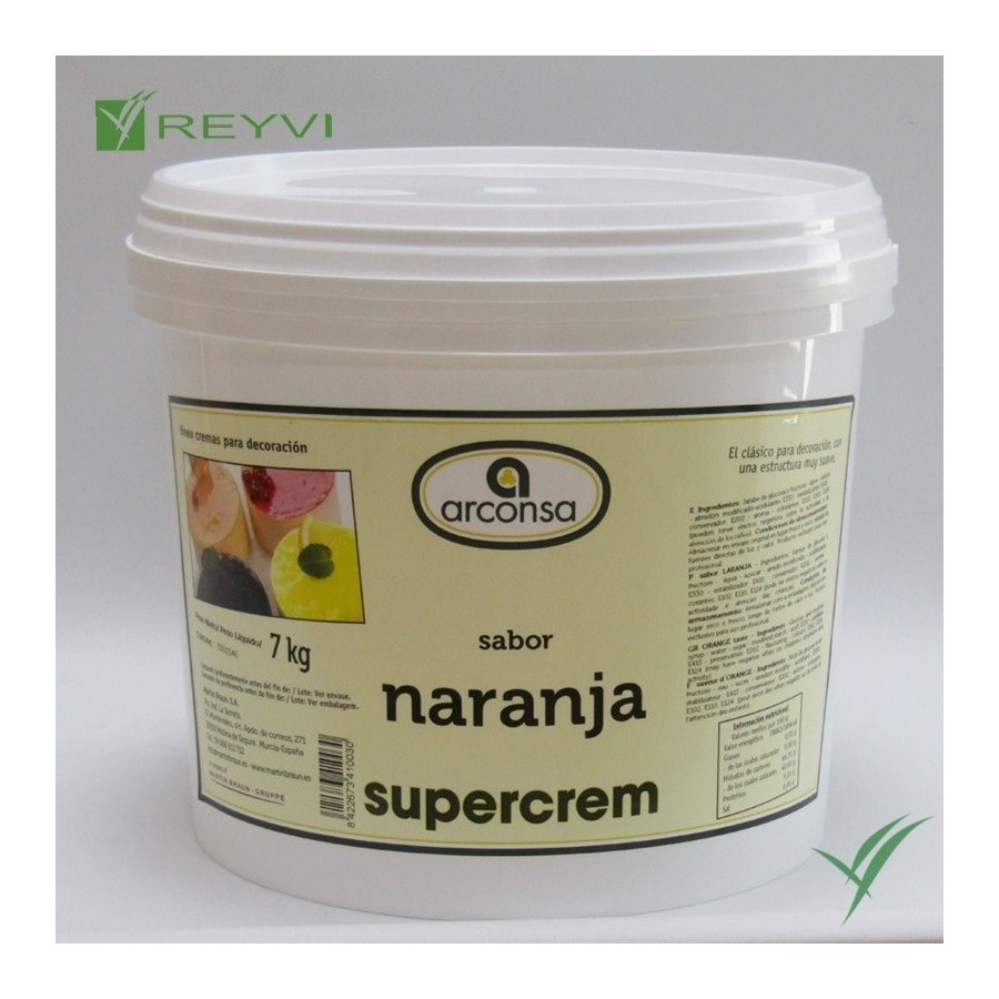 SUPERCREM NARANJA CUBO 7 KG (C/2)
