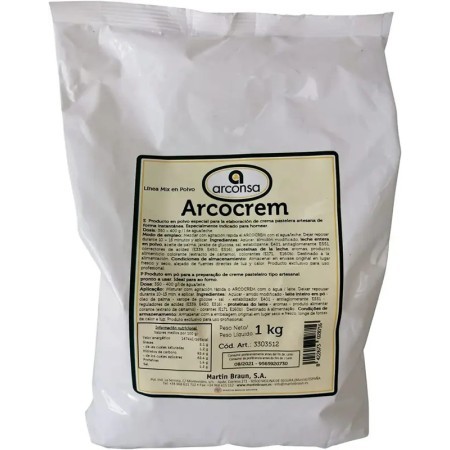 ARCOCREM CREMA PASTELERA POLVO B/1 KG (C/10)