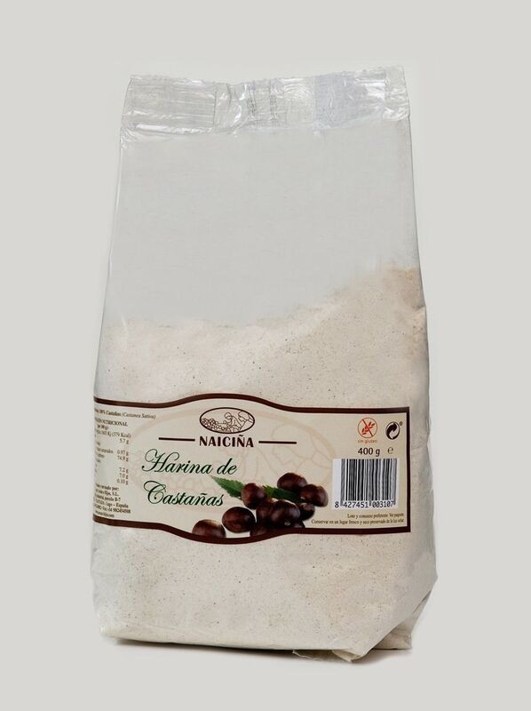HARINA DE CASTAÑA PQTE 400 GR (C/18)