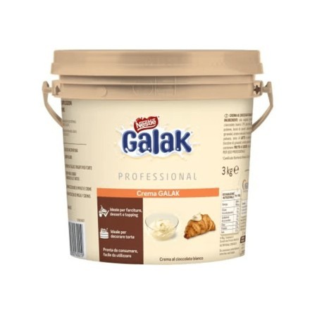 Crema Untable de Chocolate Blanco Milkybar® | Galak® | Cubo 3 kg