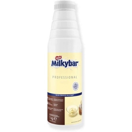 Salsa Milkybar® para Repostería y Heladería | Chocolate Blanco | Bote 1 kg
