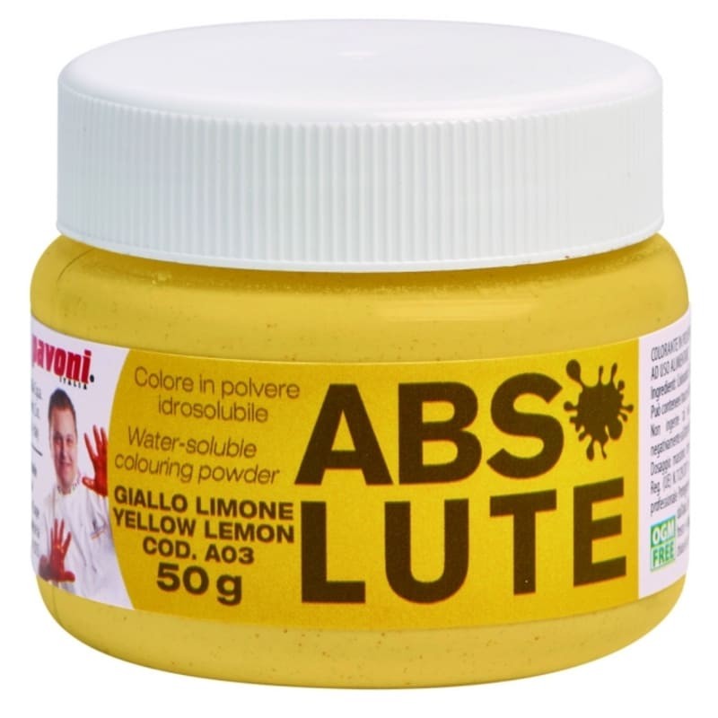 POLVO HIDROSOLUBLE AMARILLO LIMON B/50G