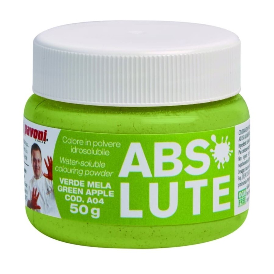 POLVO HIDROSOLUBLE VERDE MANZANA B/50GR