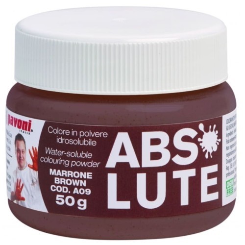 POLVO HIDROSOLUBLE MARRON BOTE 50GR