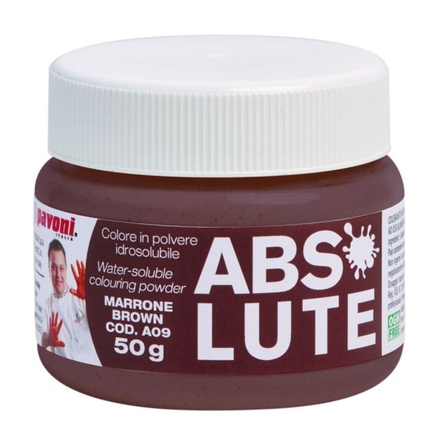 POLVO HIDROSOLUBLE MARRON BOTE 50GR