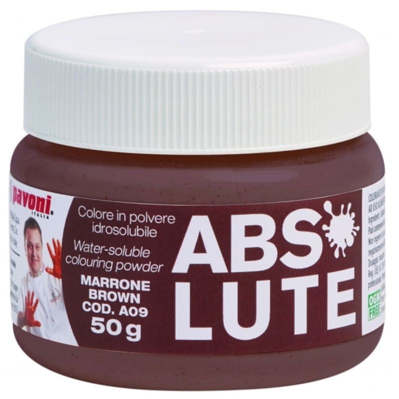 POLVO HIDROSOLUBLE MARRON BOTE 50GR