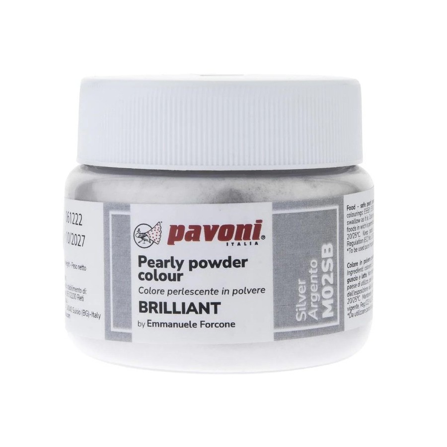 POLVO METALIZADO PLATA BOTE 40GR