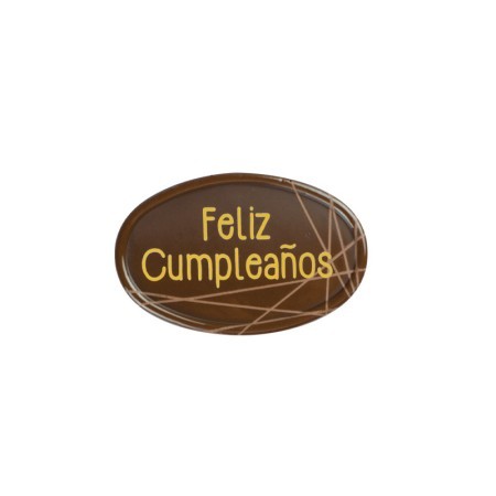 FELIZ CUMPLEAÑOS CHOC OVAL C/60
