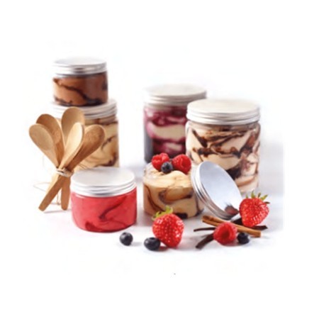 VASITO VAINILLA CON CARAMELO 150 ml C/20 UD