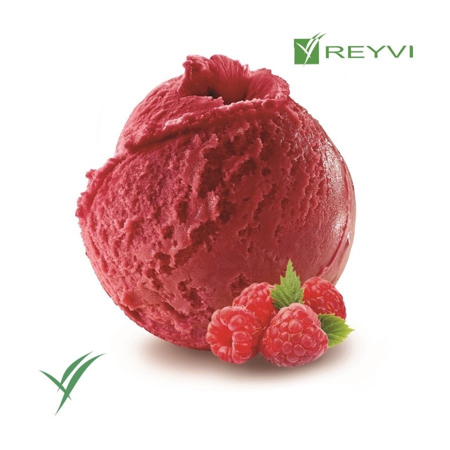 Sorbete de frambuesa extra 2,5 L – 54 % fruta natural