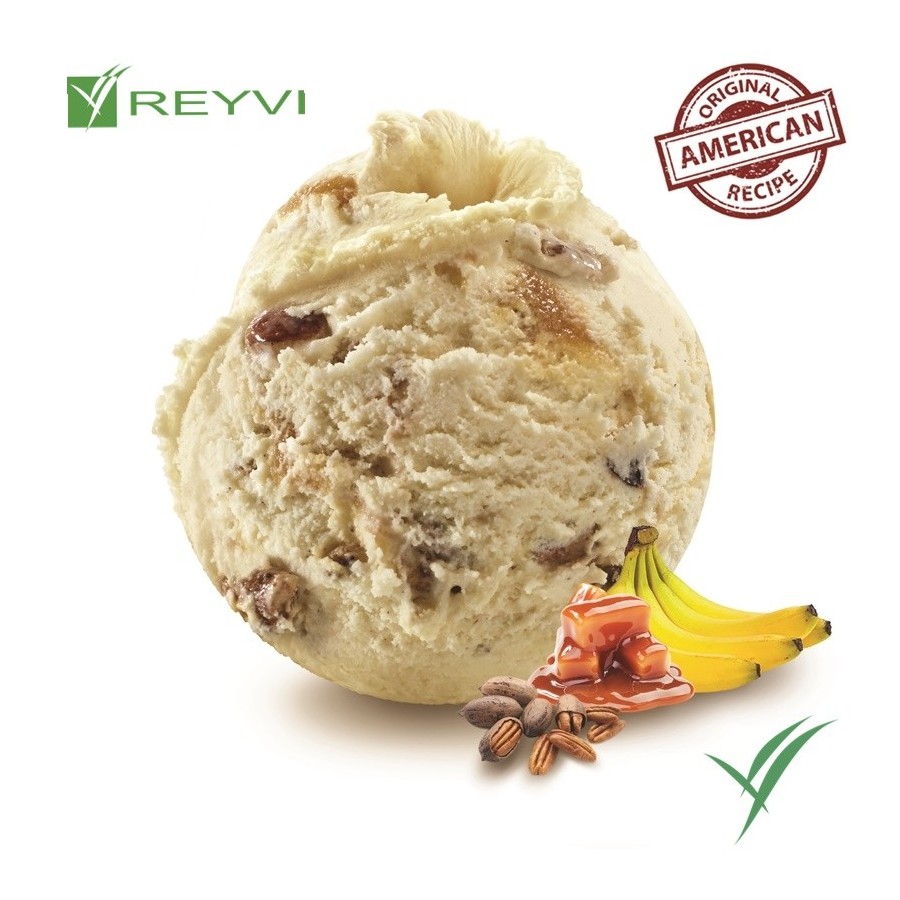 Helado artesano de plátano y nuez de pecán 2,5 L – Receta de Philippe Urraca

