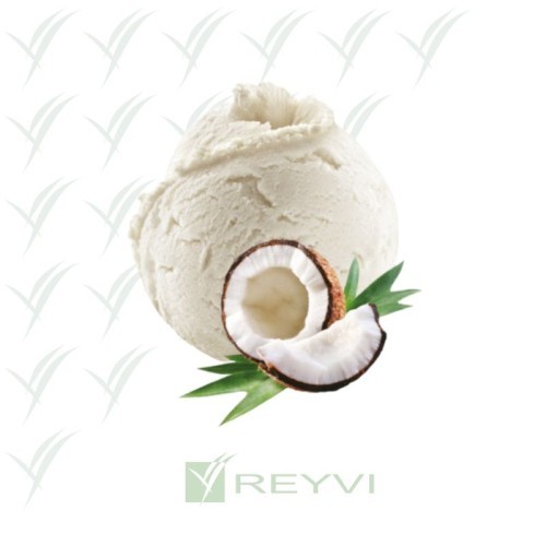 Sorbete artesano de coco sin huevo ni crema


