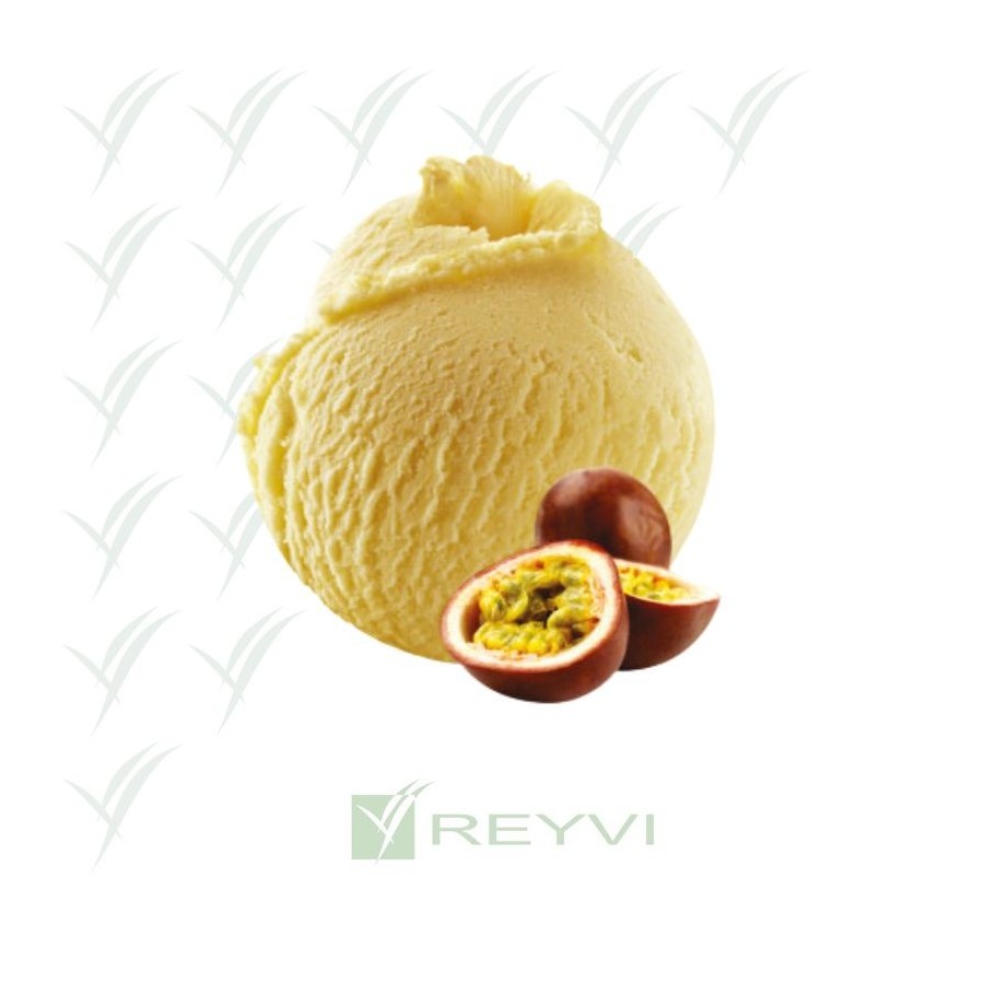 Sorbete artesano de maracuyá 41 % fruta