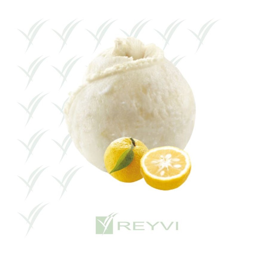 Sorbete artesano de yuzu

