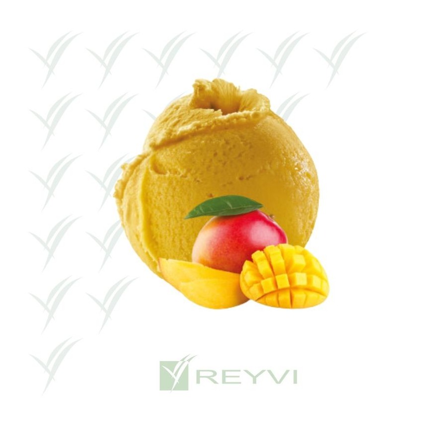 Sorbete artesano de mango 45% de fruta

 natural