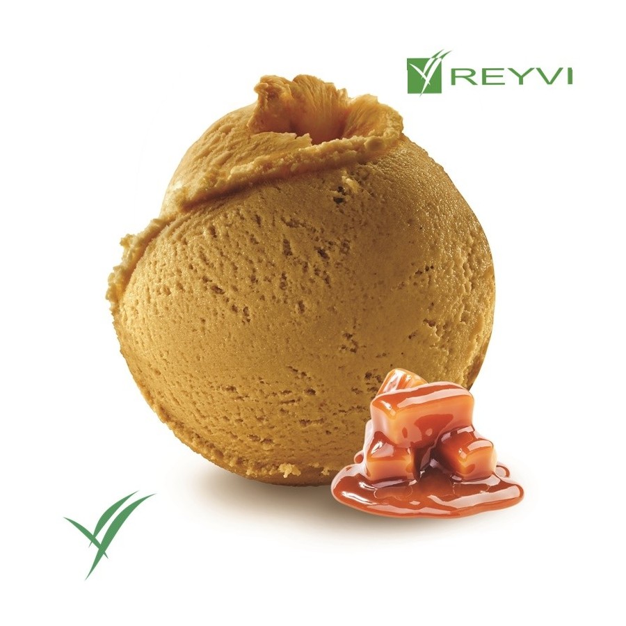 Helado artesano de caramelo a la sal

